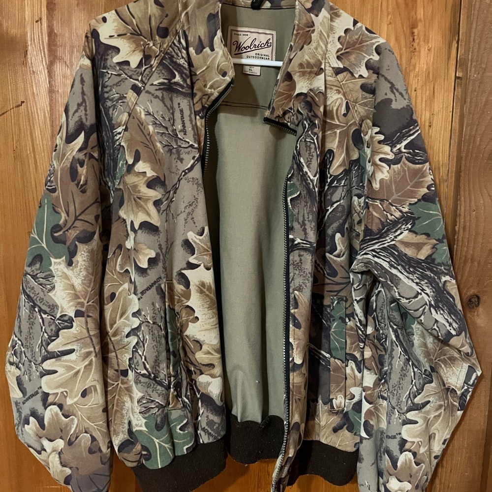 Woolrich Camouflage Bomber Jacket